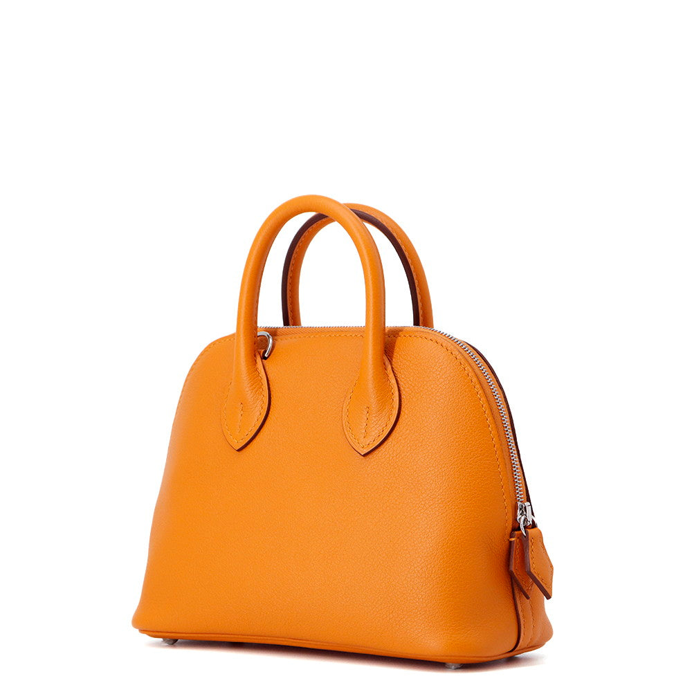 HERMES Bolide Apricot/Gold Evercolor Size Mini