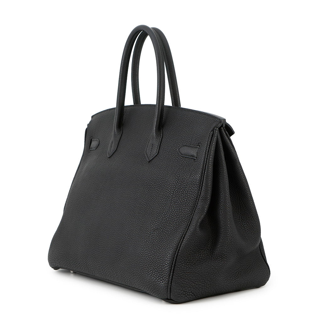 HERMES Birkin Black Togo Leather Size 35