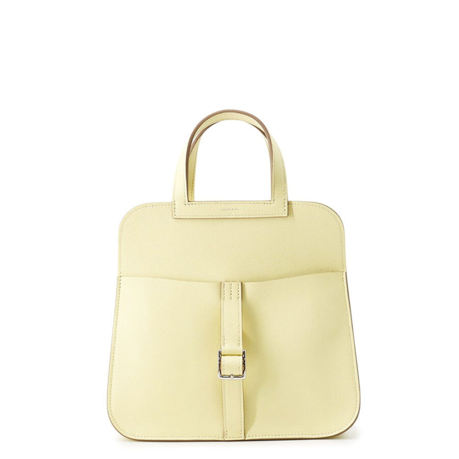 HERMES Halzan Jaune Milton Swift Leather Size Mini | Studio Nafay