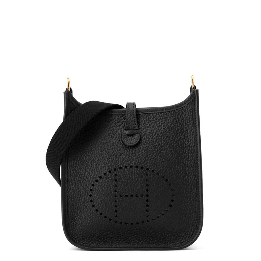 HERMES Evelyne Amazon Long Black Taurillon Clemence Size TPM | Studio Nafay
