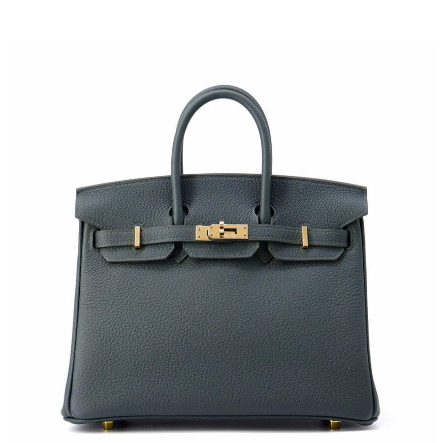 HERMES Birkin Vert Mangrove Togo Leather Size 25 | Studio Nafay