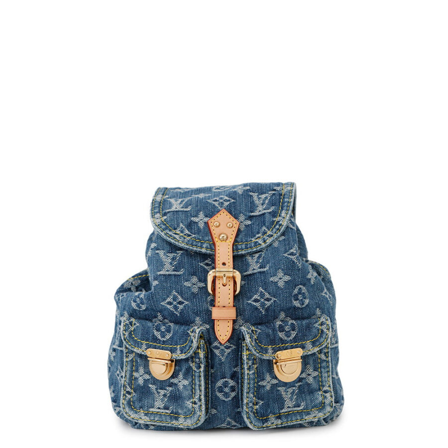 LOUIS VUITTON Sac ad Blue/YellowM95057 Monogram Denim Size PM | Studio Nafay