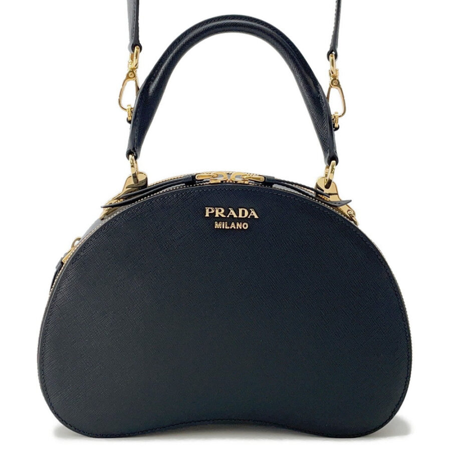 PRADA Sydney 2-way Handbag Black1BA238 Saffiano LeatherLeather | Studio Nafay