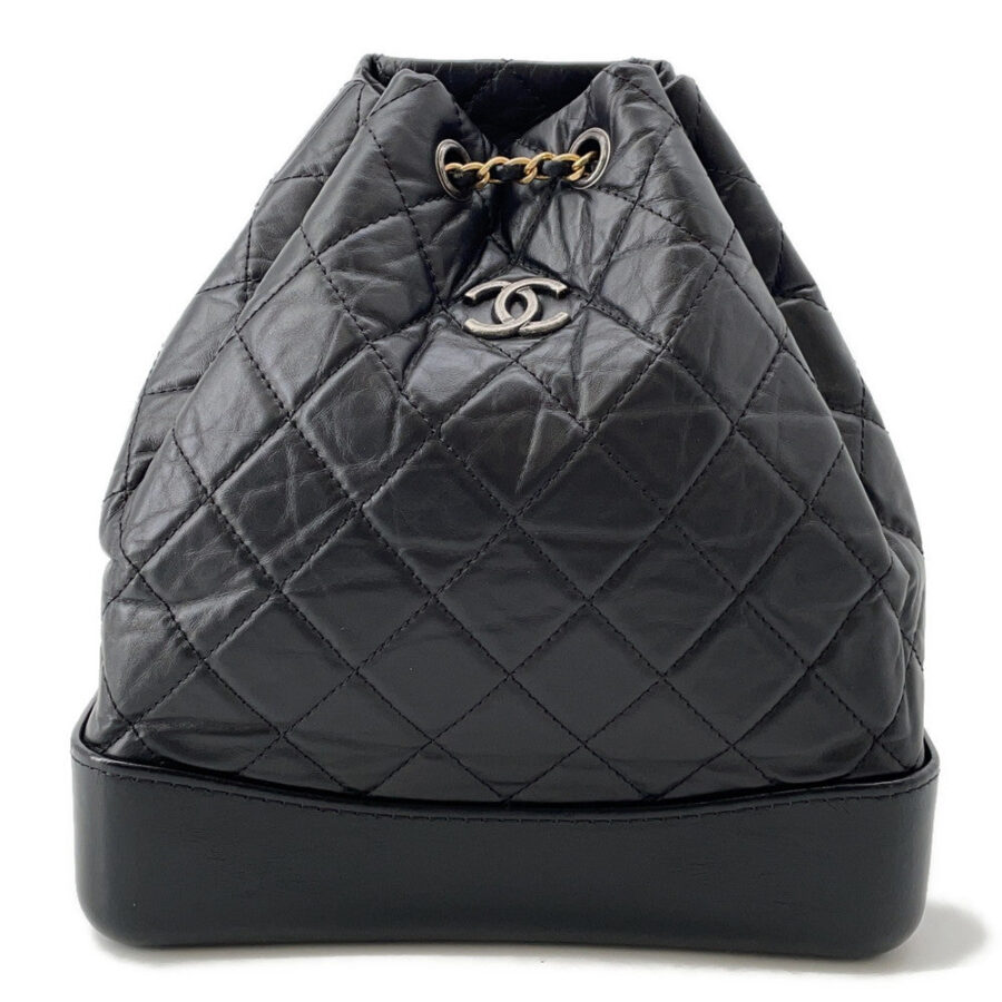 CHANEL Gabriel Do Backpack BlackA94485 Aged Calf Leather | Studio Nafay