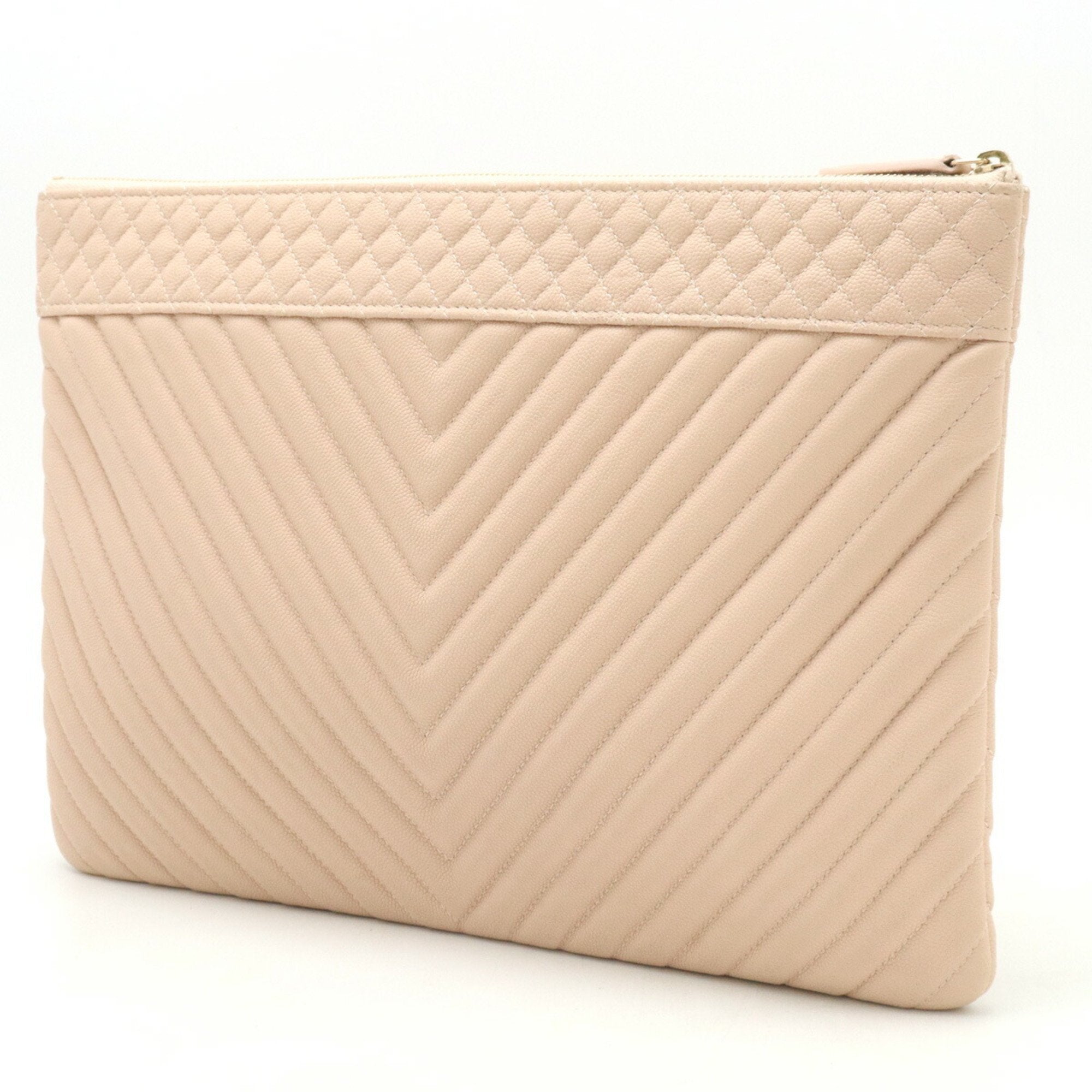Chanel Leather Clutch Style 6