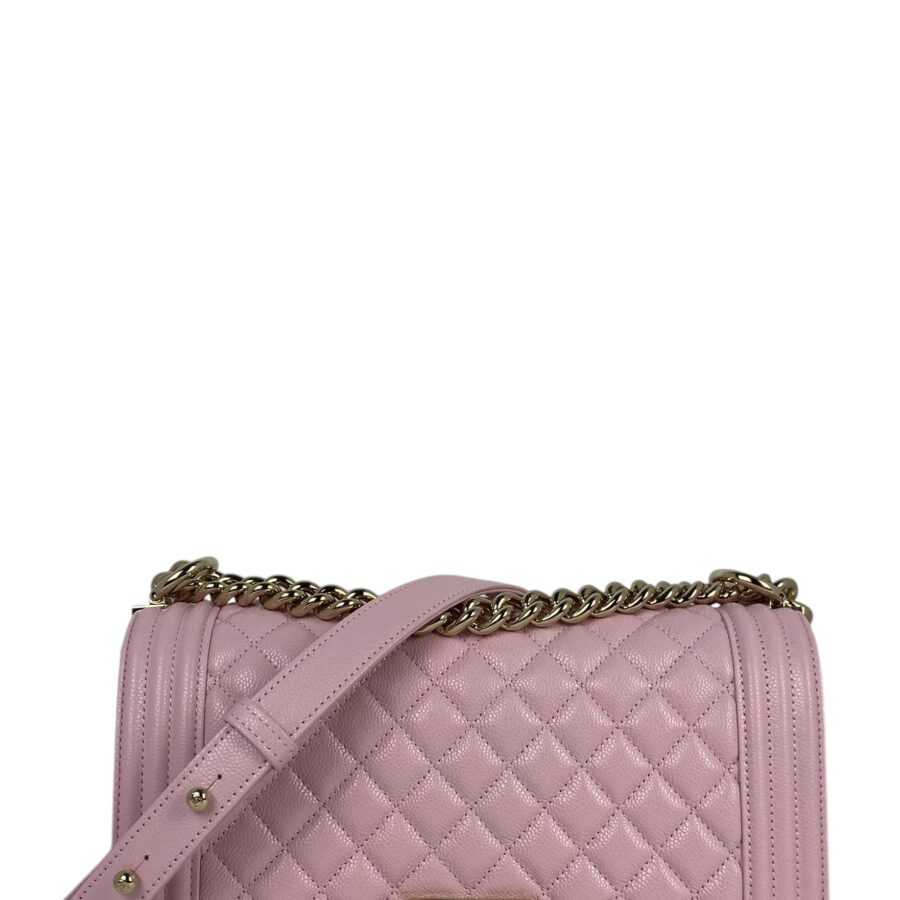 Chanel Pink Caviar Medium Boy Bag | Studio Nafay