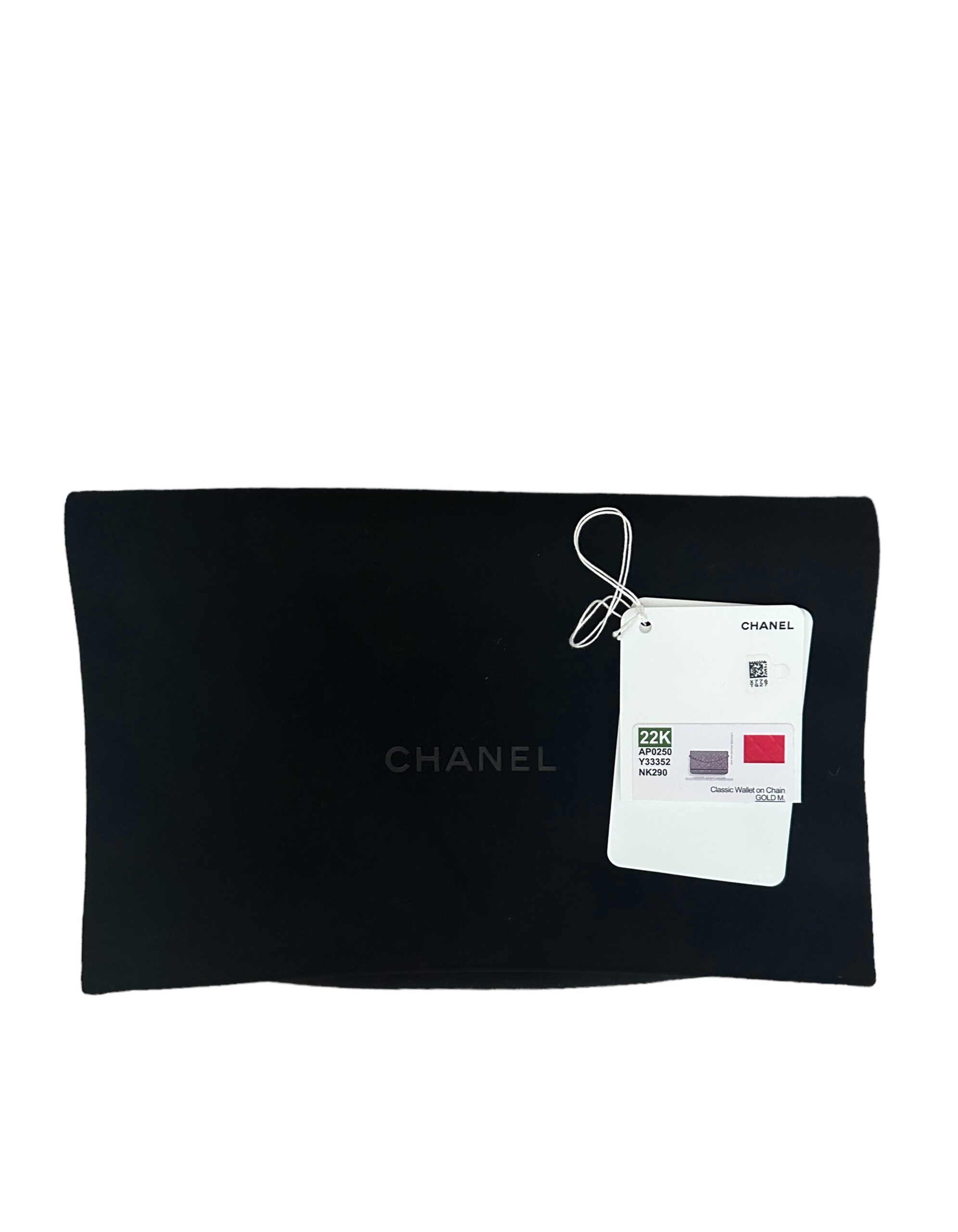 Chanel NEW Red Quilted Caviar Leather Wallet On Chain WOC Crossbody Bag