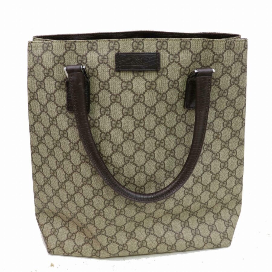 Gucci Tote Bag Beige PVC (SHC1-14352) | Studio Nafay