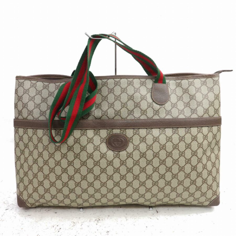 Gucci Tote Bag Beige PVC (SHC1-14532) | Studio Nafay