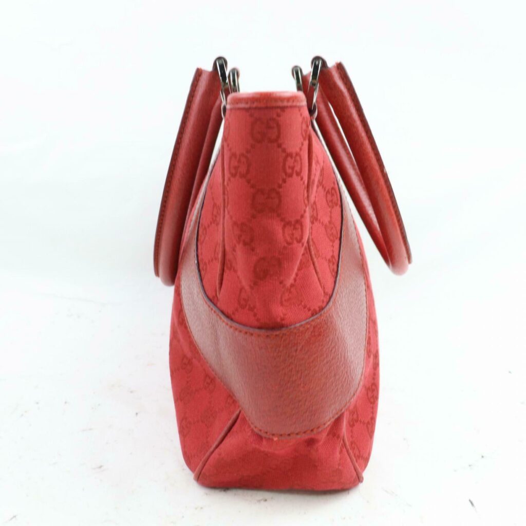 Gucci Tote Bag Red Canvas (SHC1-15698) - Product Image 2