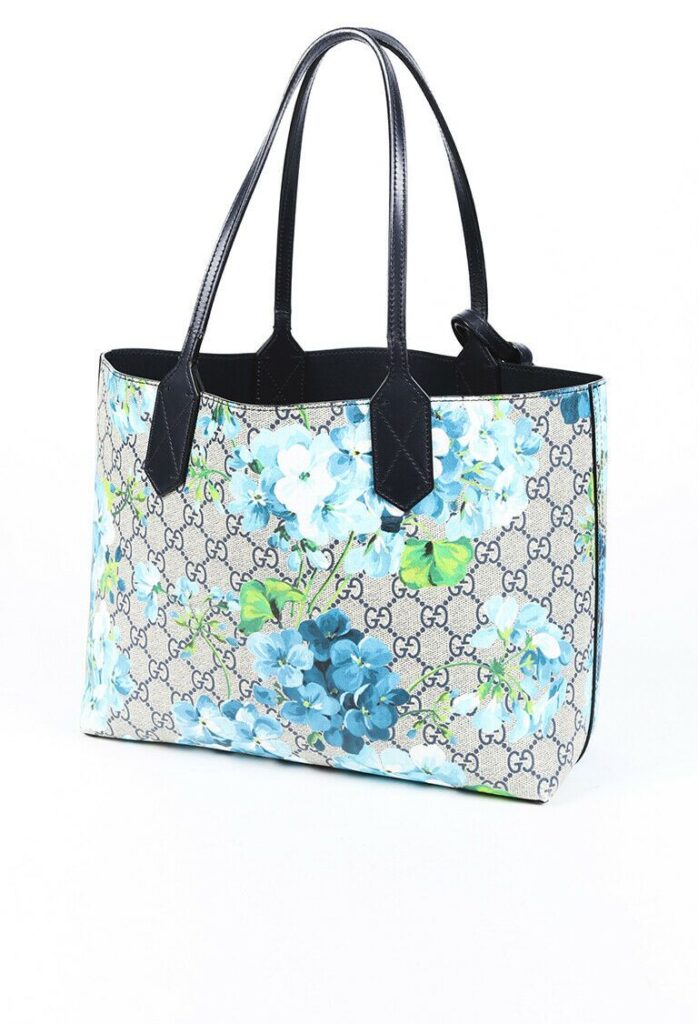 Gucci Small Blooms GG Supreme Reversible Tote - Product Image 2