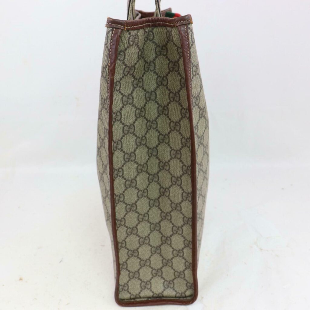 Gucci Tote Bag Brown PVC (SHC1-15132) - Product Image 2