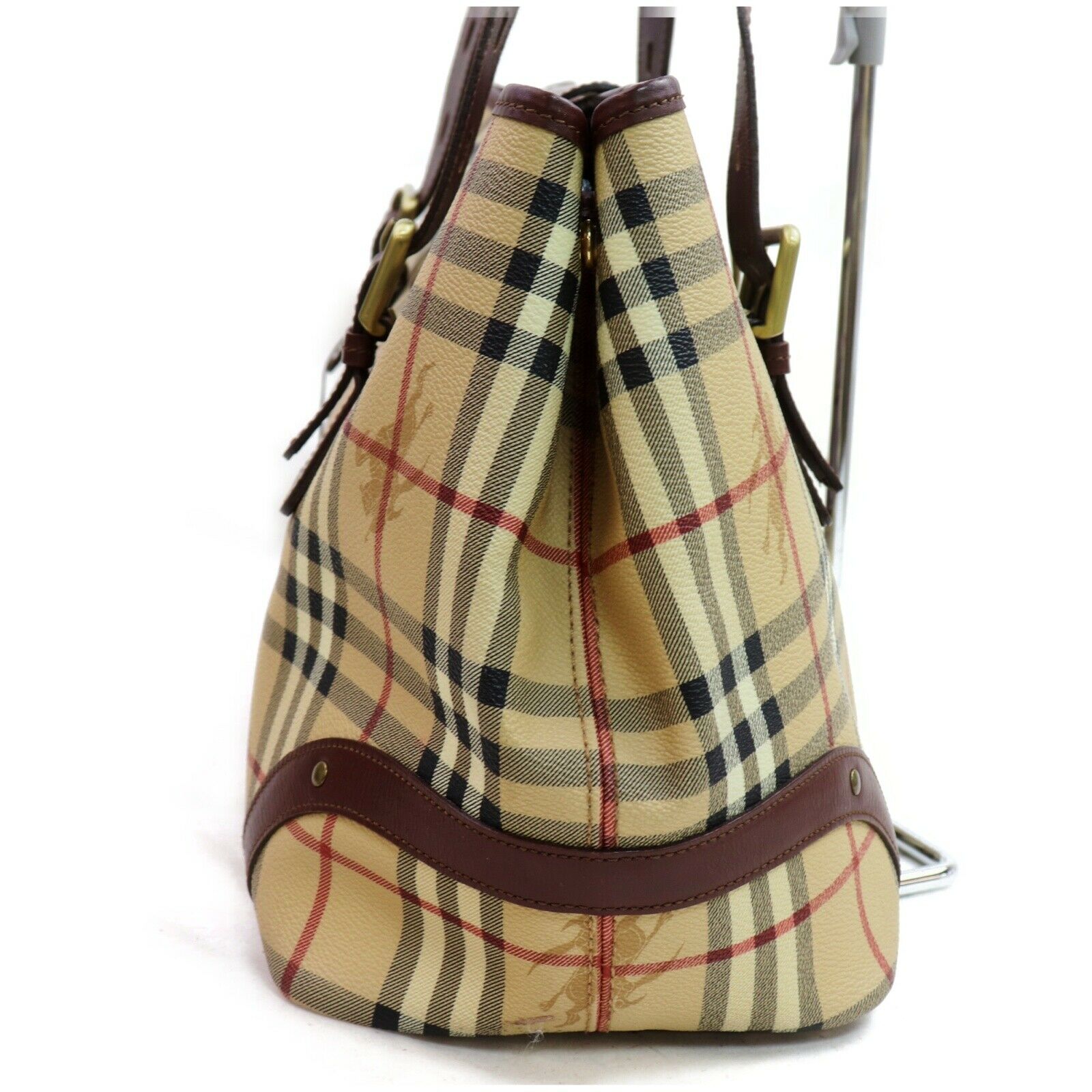 Burberry Shoulder Bag Beige PVC (SHC7-10226)