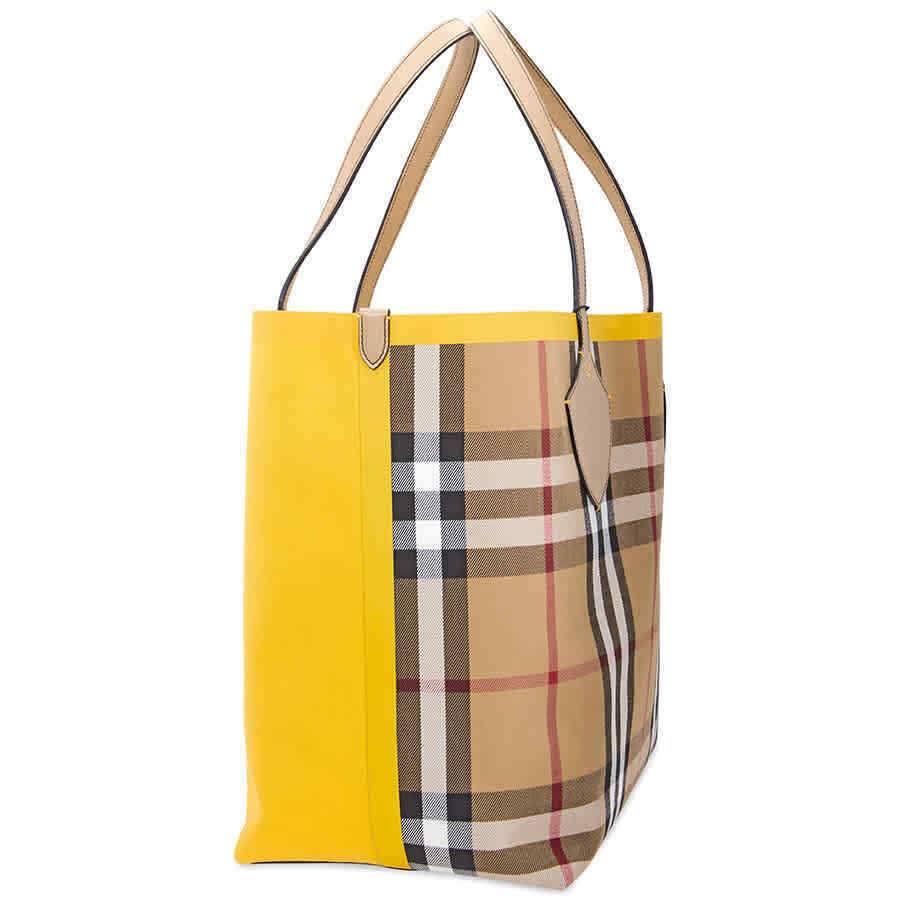 Large Giant Tote Evening Bag Colour Block Check