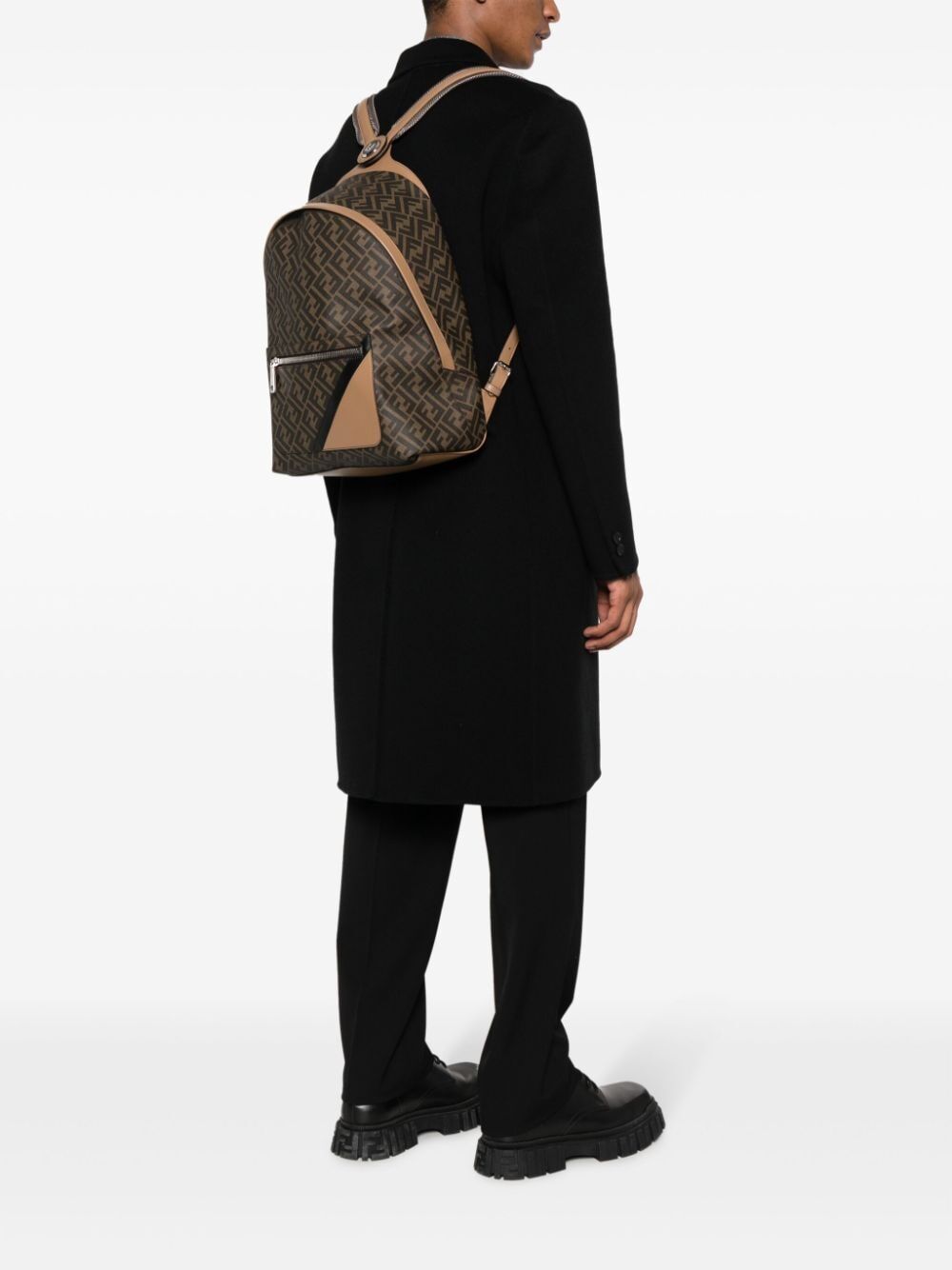 FENDI Diagonally Designed Medium Backpack - 33 x 43 x 14 cm - Product Image 2