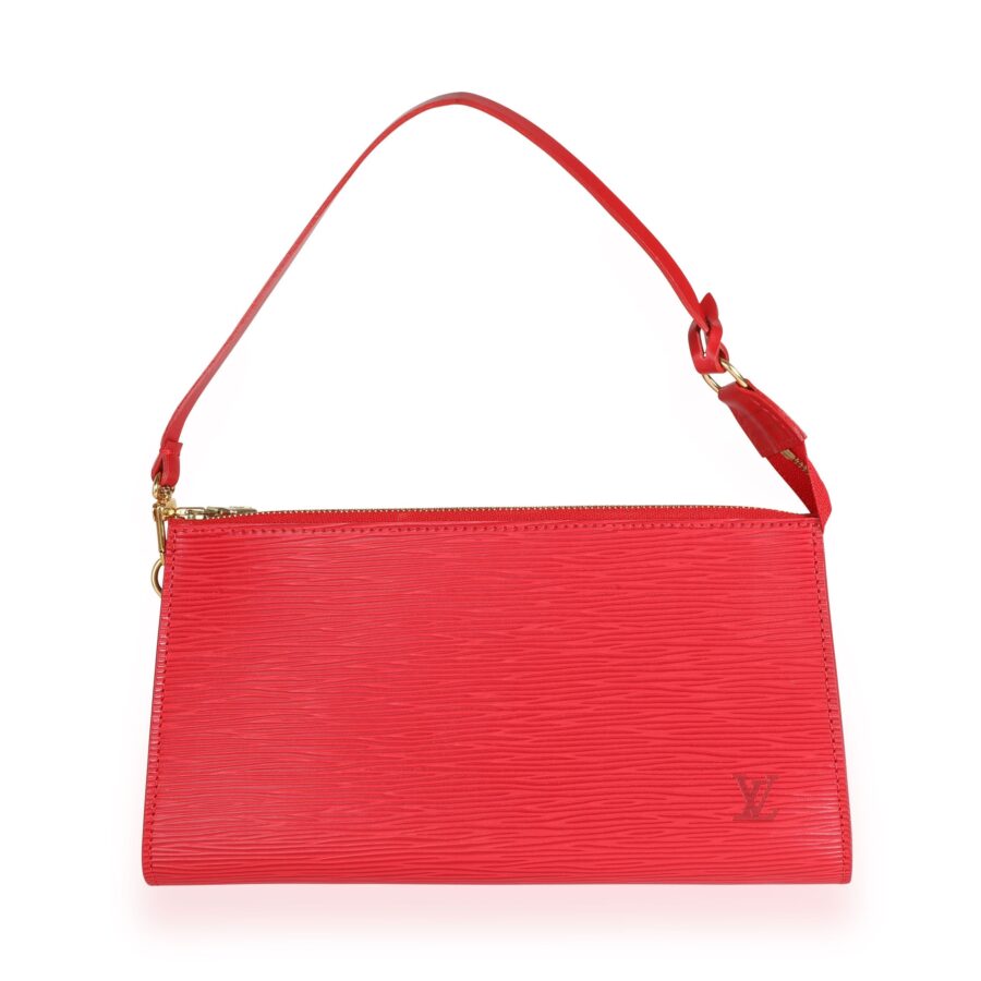Louis Vuitton Coquelicot Epi Leather Pochette Accessoires 24 | Studio Nafay