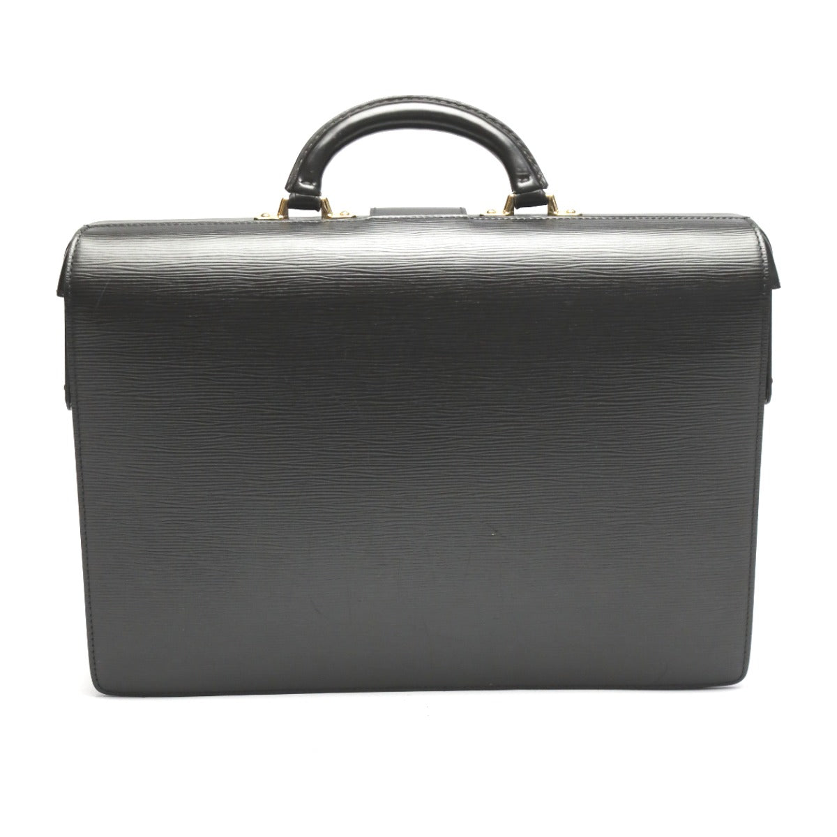 LOUIS VUITTON Business bag Epi Leather black Briefcase Epi Fermoire mens