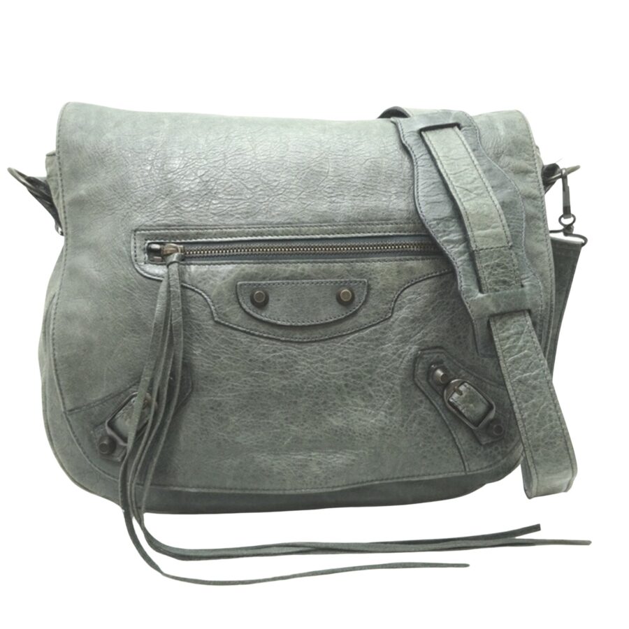 BALENCIAGA The Folk Shoulder Bag | Studio Nafay