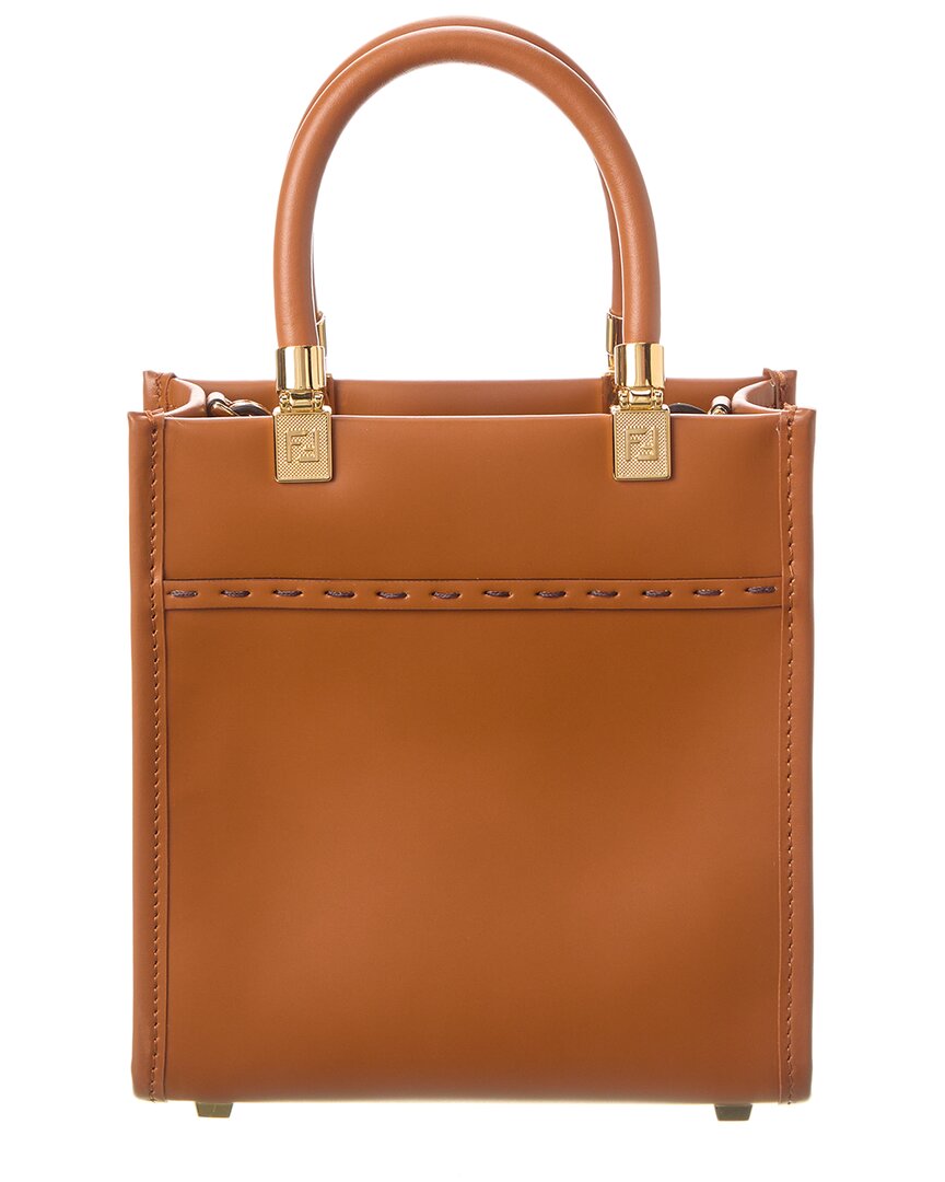 Fendi Sunshine Mini Leather Tote