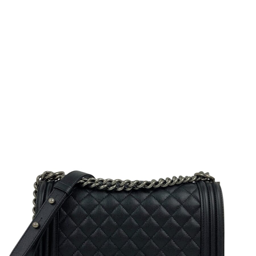 Chanel Black Caviar Medium Boy Bag | Studio Nafay