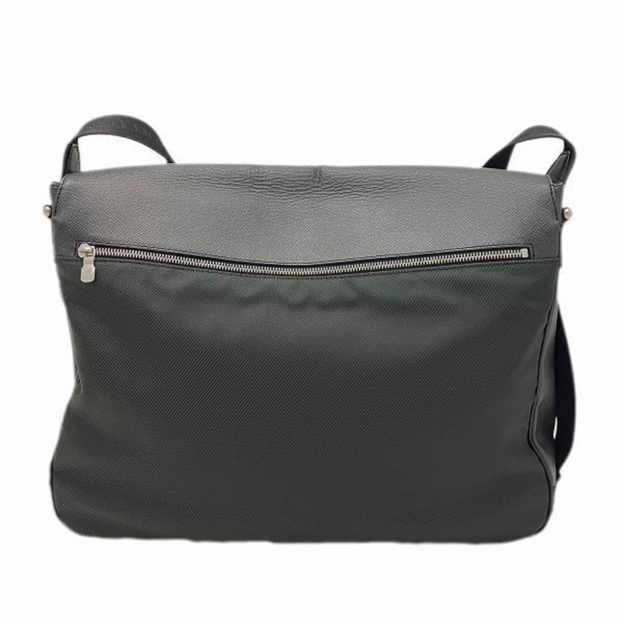 Louis Vuitton Leather Nylon Shoulder Bag