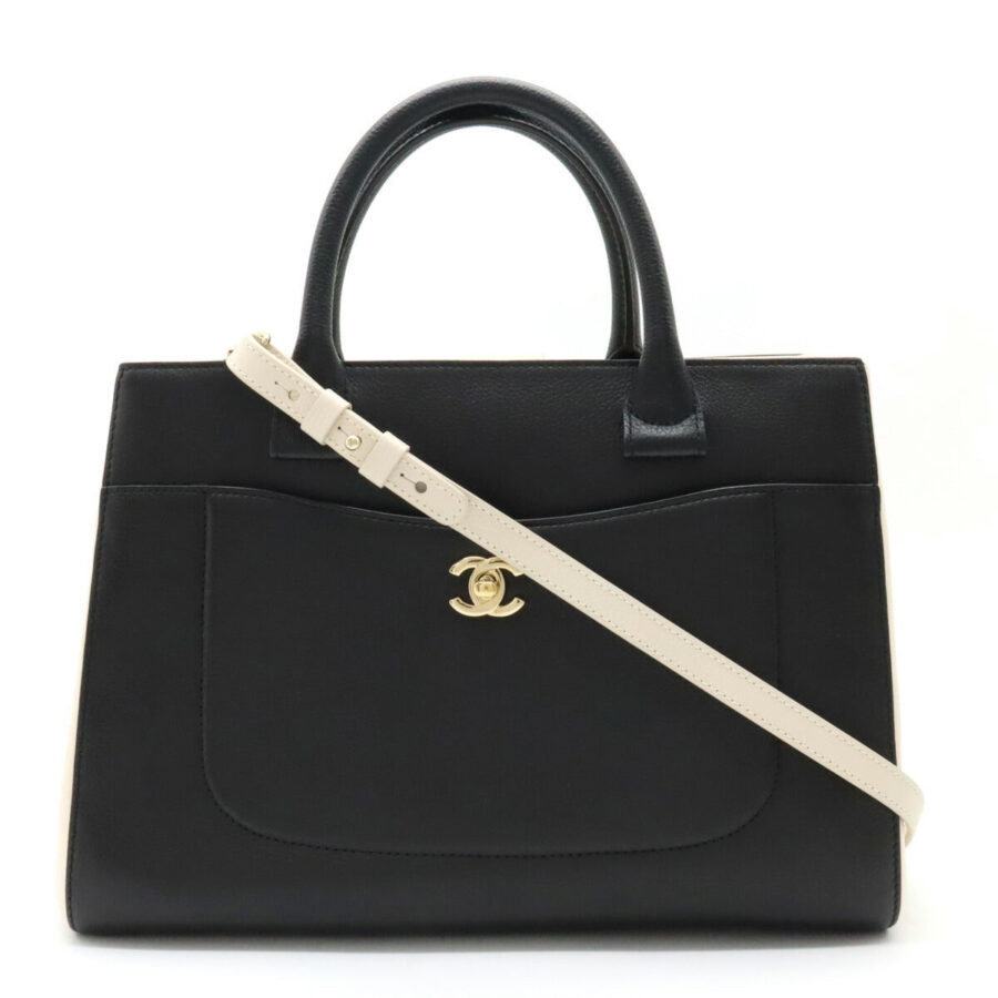 Chanel Leather Neo Executive Line 2way Handbag Classic Flap | Studio Nafay
