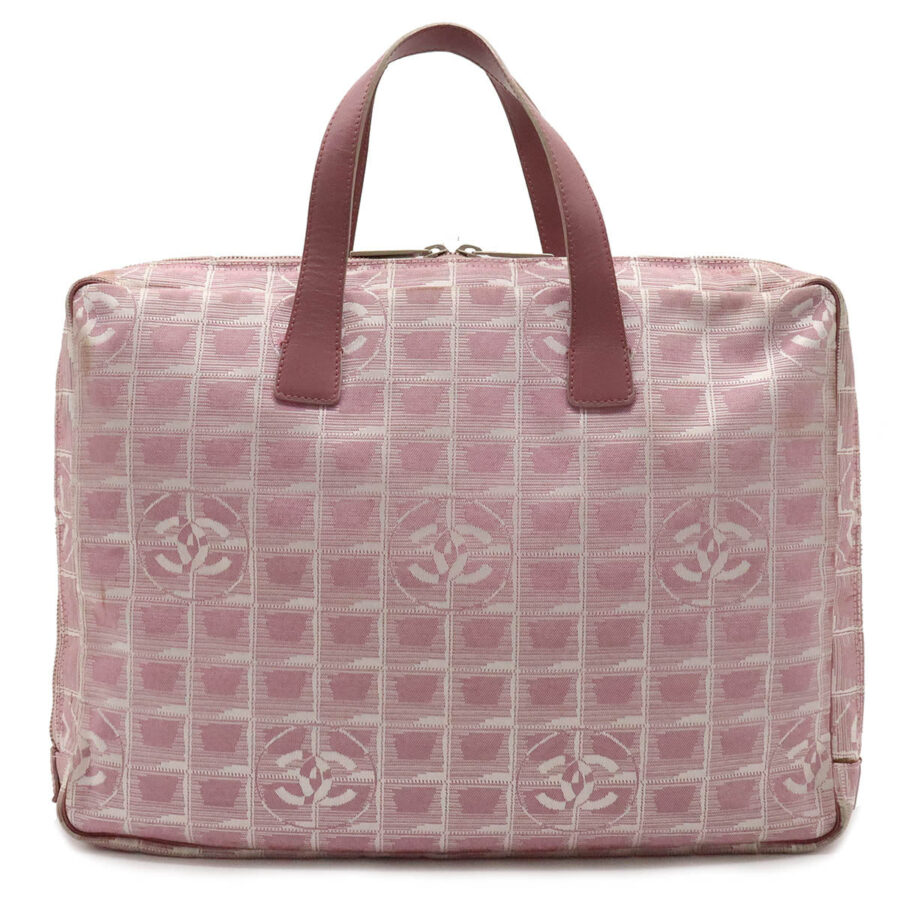 Chanel Nylon Jacquard New Travel Line Briefcase Classic Flap Tote | Studio Nafay