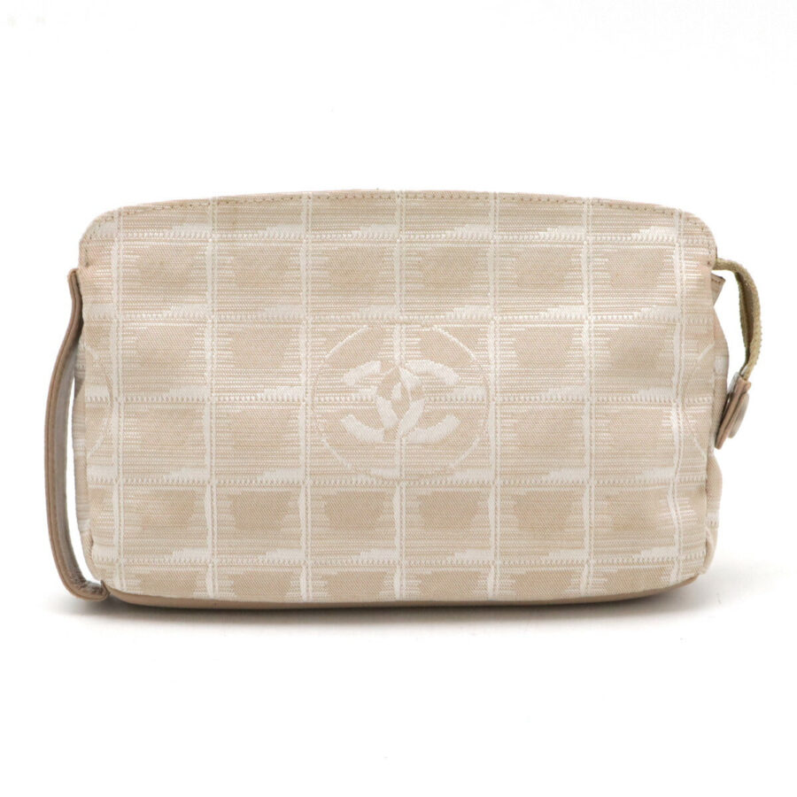 Chanel Nylon Jacquard New Travel Line Multi Pouch Classic Flap | Studio Nafay