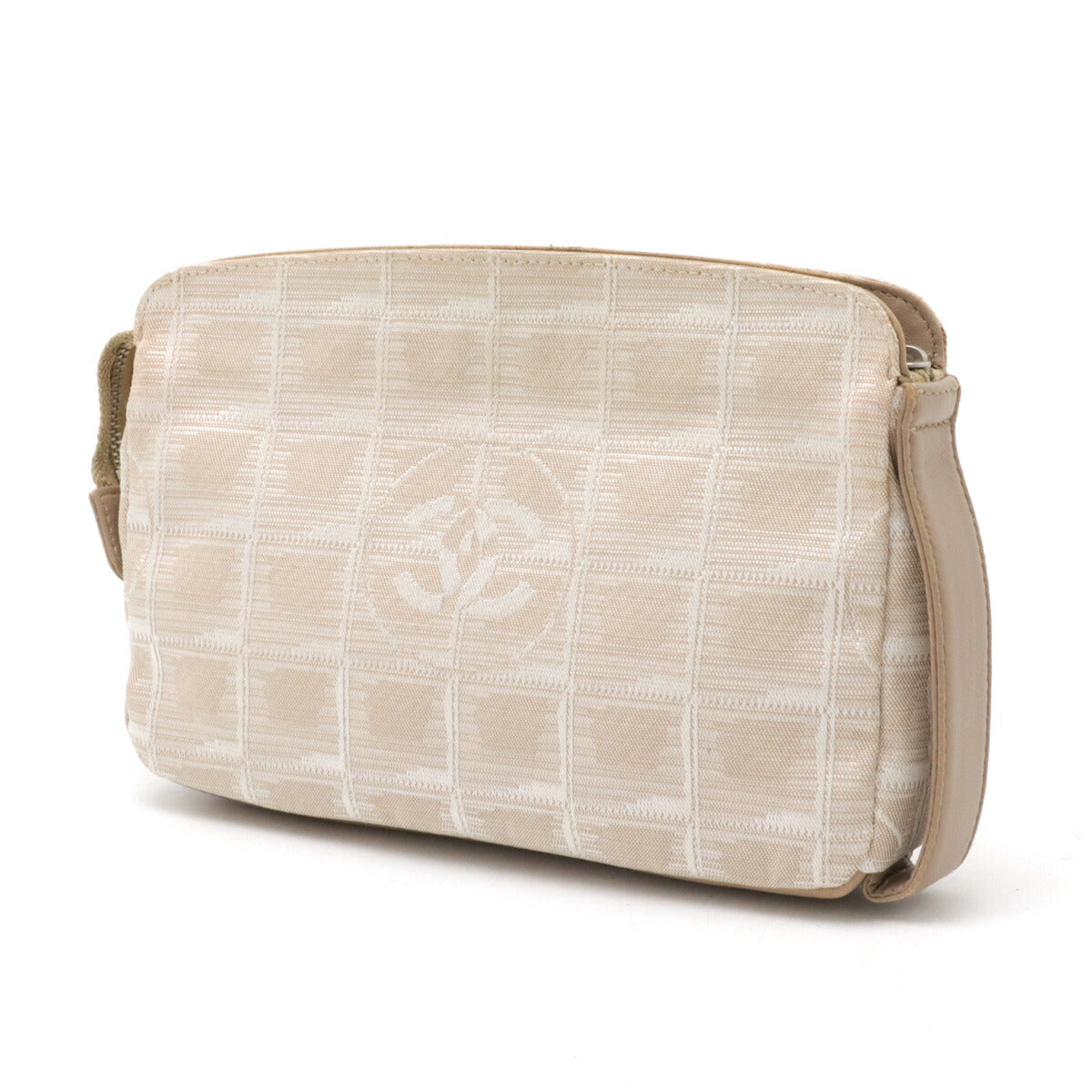 Chanel Nylon Jacquard New Travel Line Multi Pouch Classic Flap