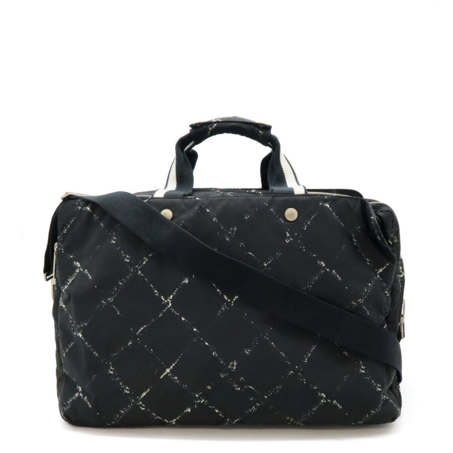 Chanel Nylon Travel Line 2way Boston Bag Classic Flap | Studio Nafay