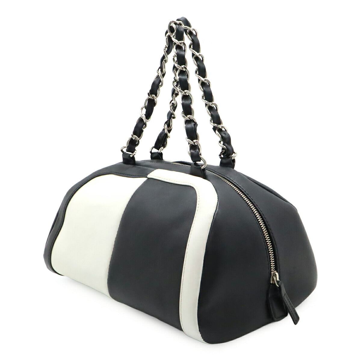 Chanel Coco Mark Leather Handbag