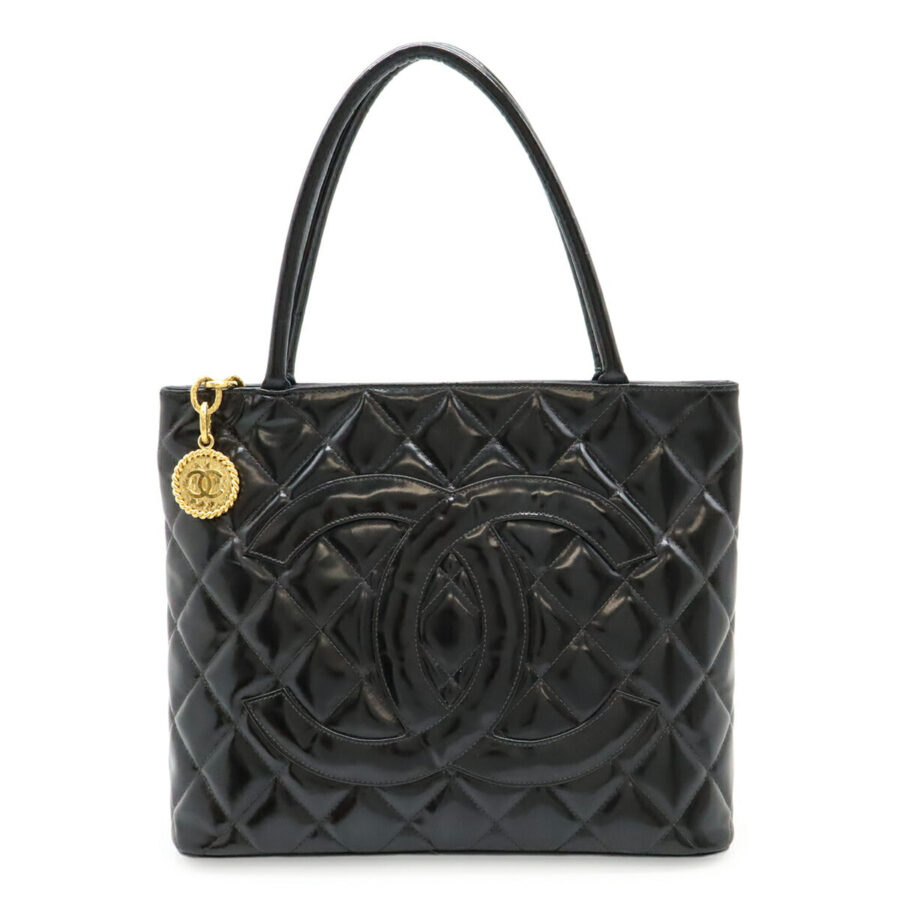 Chanel Matelasse Coco Mark Patent Leather 2way bag | Studio Nafay