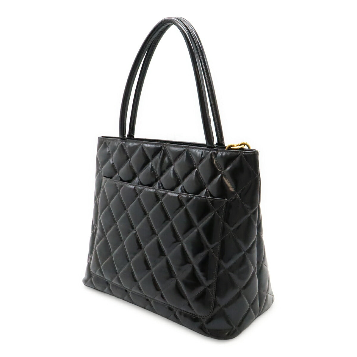 Chanel Matelasse Coco Mark Patent Leather 2way bag