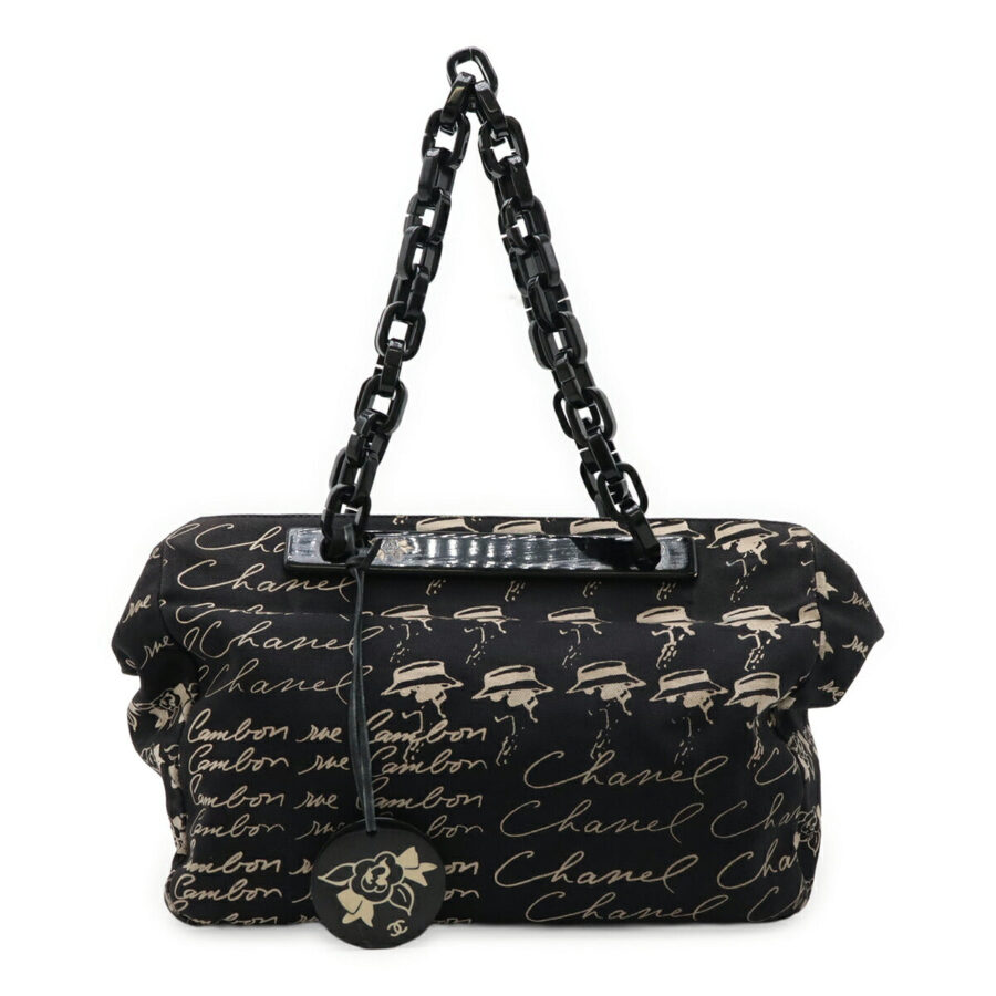 Chanel Camellia 2way bag Canvas | Studio Nafay