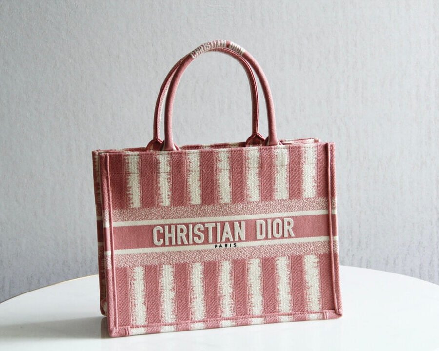 Book bag Tote Embroidery 36.5cm 41.5cm Handbag red white-2 | Studio Nafay
