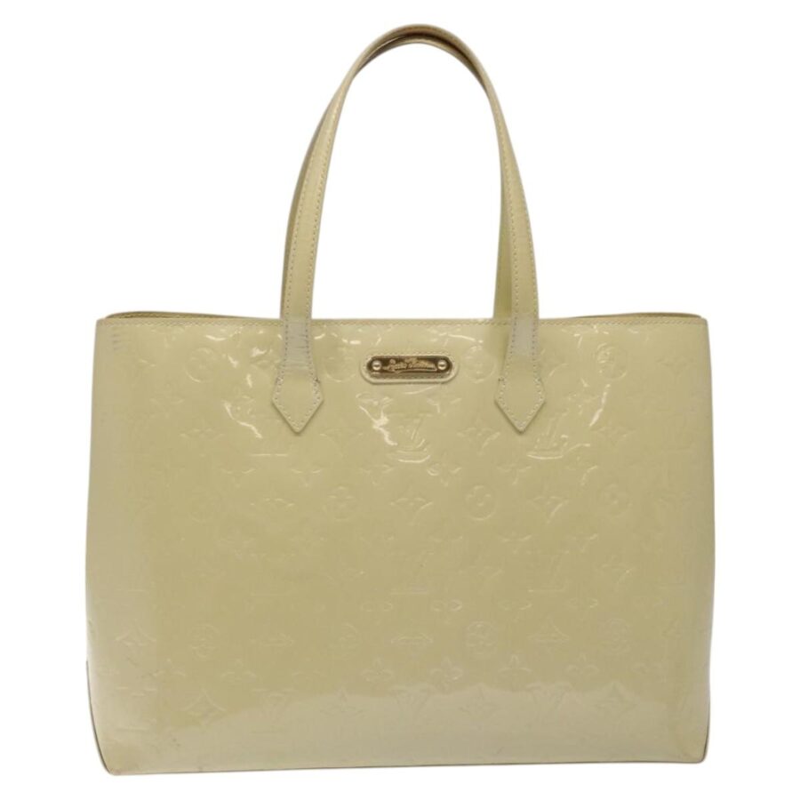 Louis Vuitton Wilshire Beige Patent Leather Tote Bag ( ) | Studio Nafay