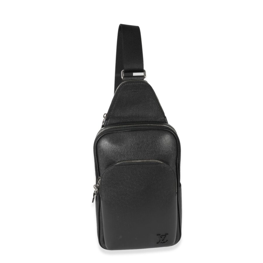 Louis Vuitton Black Taiga Avenue Sling Bag | Studio Nafay
