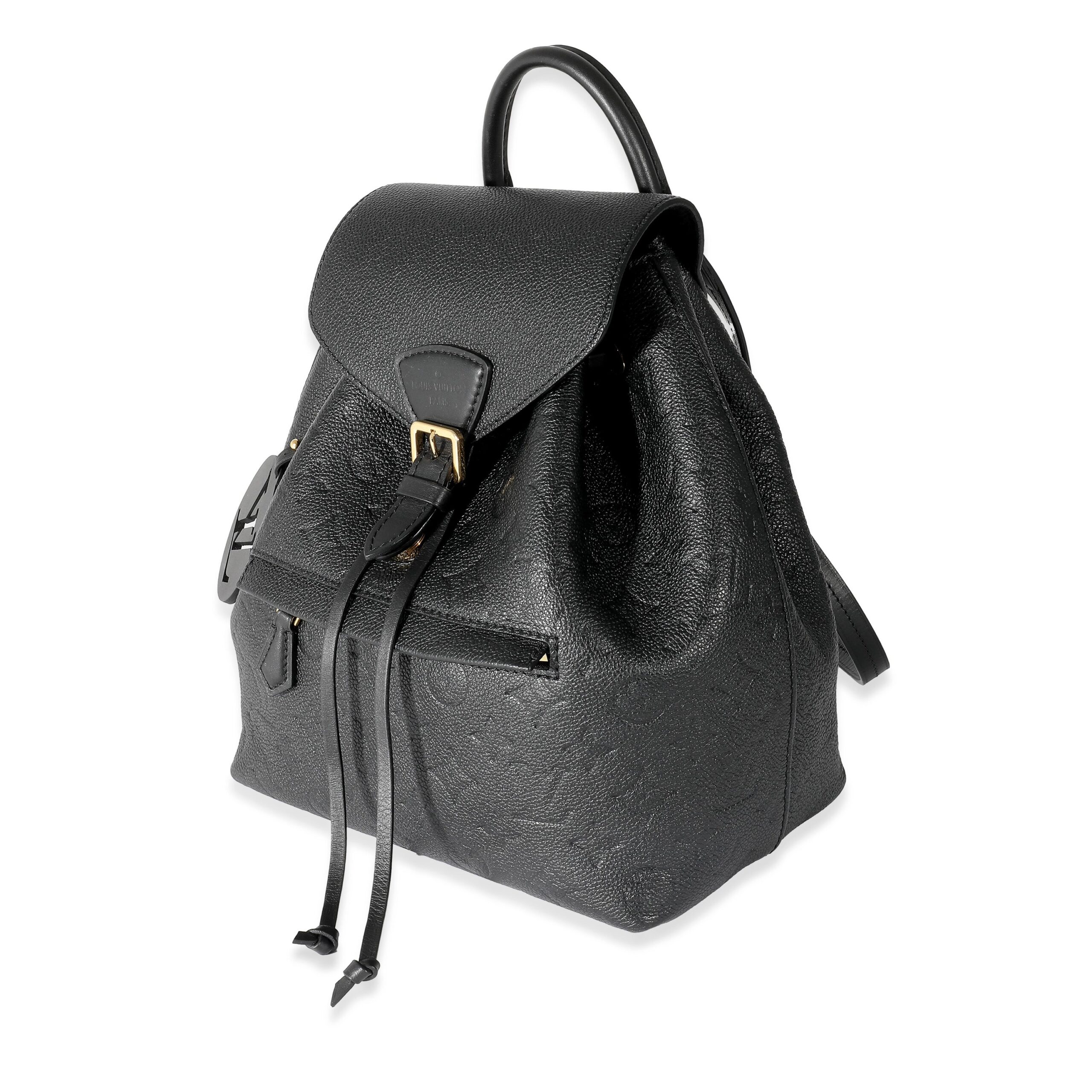 Louis Vuitton Black Empreinte Montsouris Backpack