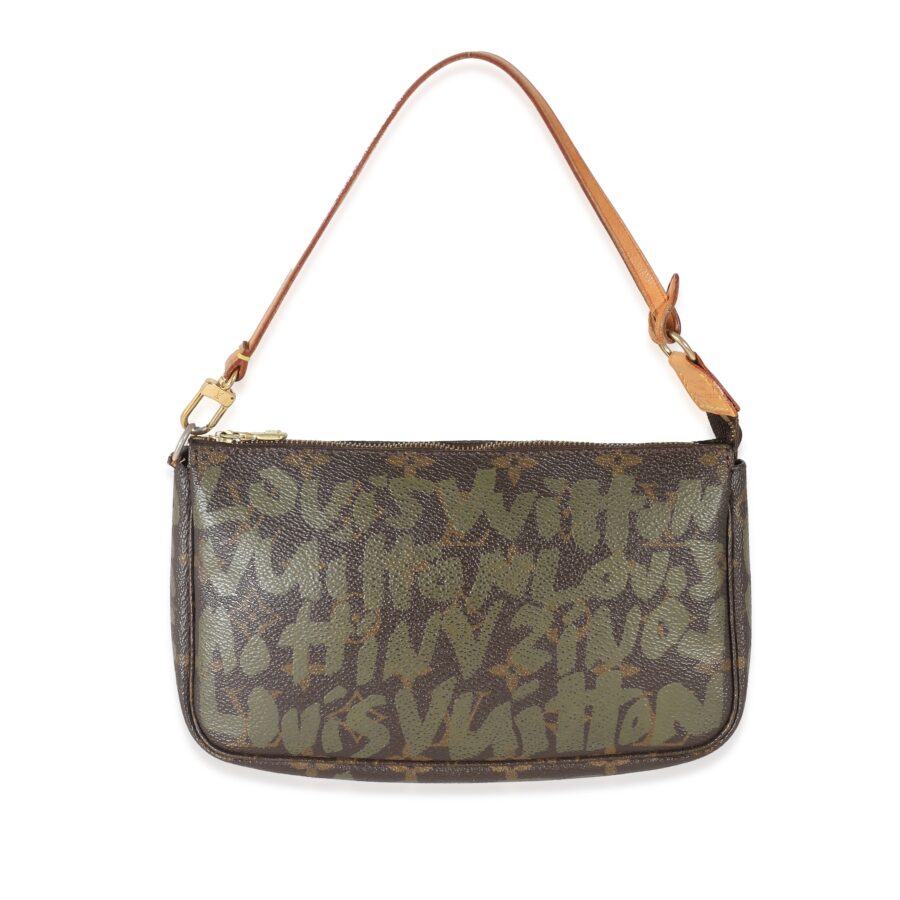 Louis Vuitton x Stephen Sprouse Kaki Monogram Graffiti Canvas Pochette Accessoir | Studio Nafay