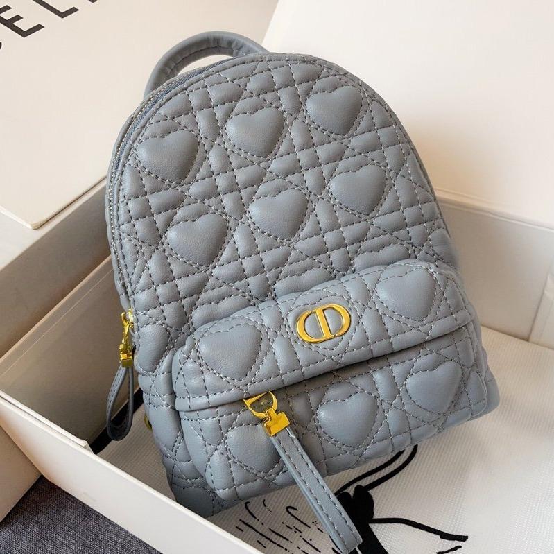 SMALL BACKPACK CLOUD BLUE CANNAGE LAMBSKIN | Studio Nafay
