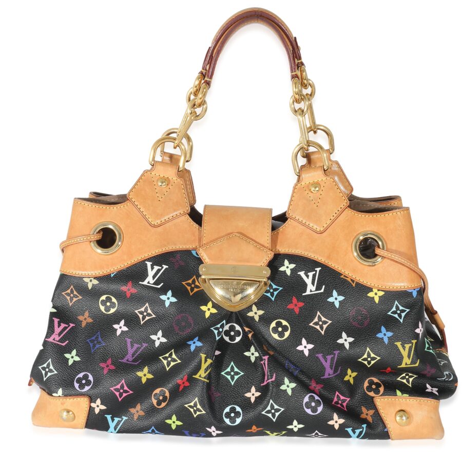 Louis Vuitton Black Monogram Multicolor Canvas Ursula GM | Studio Nafay
