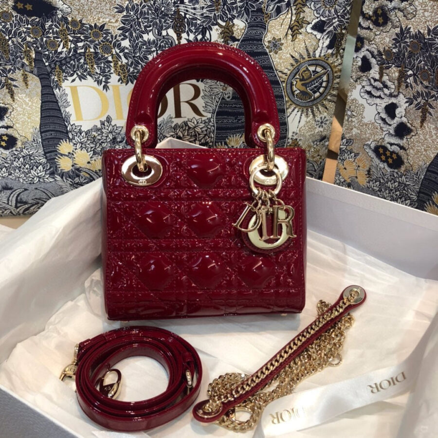 MINI LADY 17 MY ABC RED CALFSKIN | Studio Nafay