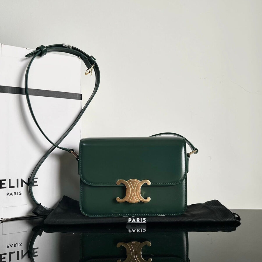 TEEN TRIOMPHE 18 GREEN CALFSKIN | Studio Nafay