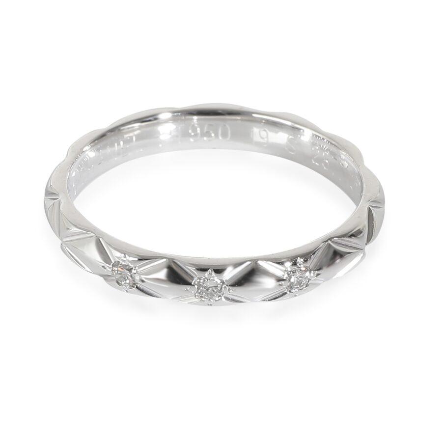 Chanel Coco Crush Band in Platinum. CTW | Studio Nafay