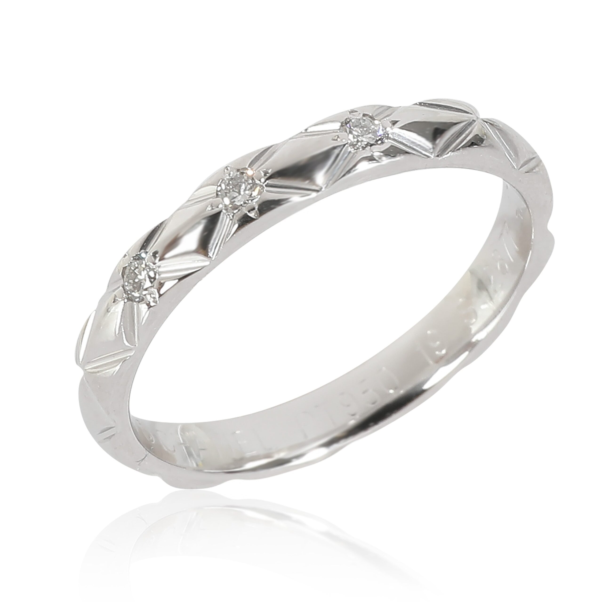 Chanel Coco Crush Band in Platinum. CTW - Product Image 2