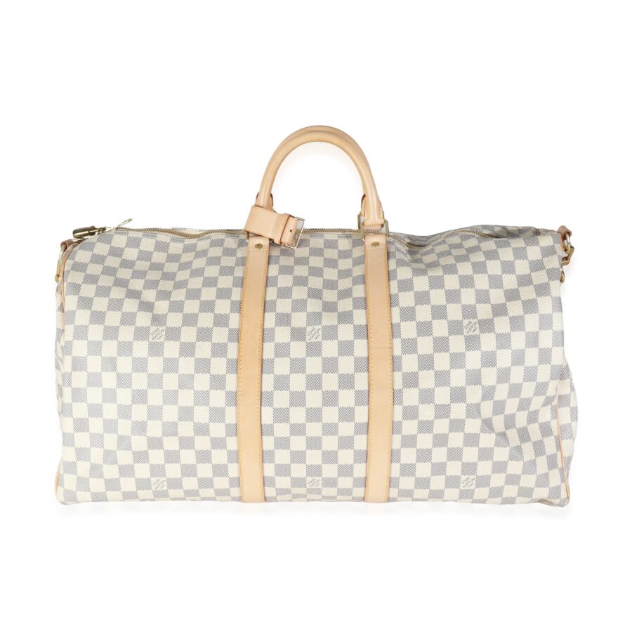 Louis Vuitton Damier Azur Canvas Keepall Bandouliere 55 | Studio Nafay