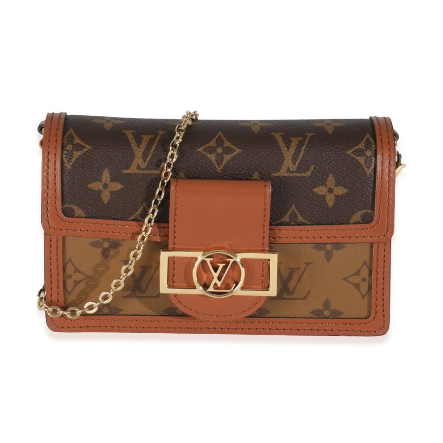 Louis Vuitton Reverse Monogram Canvas Dauphine Chain Wallet | Studio Nafay