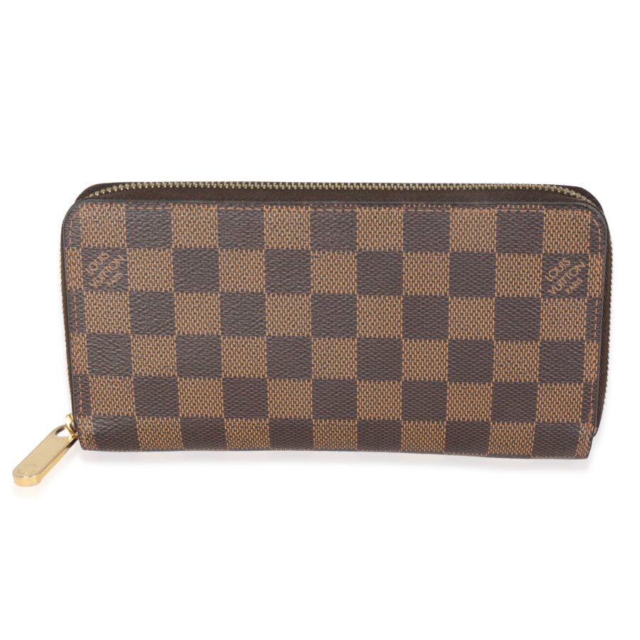 Louis Vuitton Damier Ebene Canvas Zippy Wallet | Studio Nafay