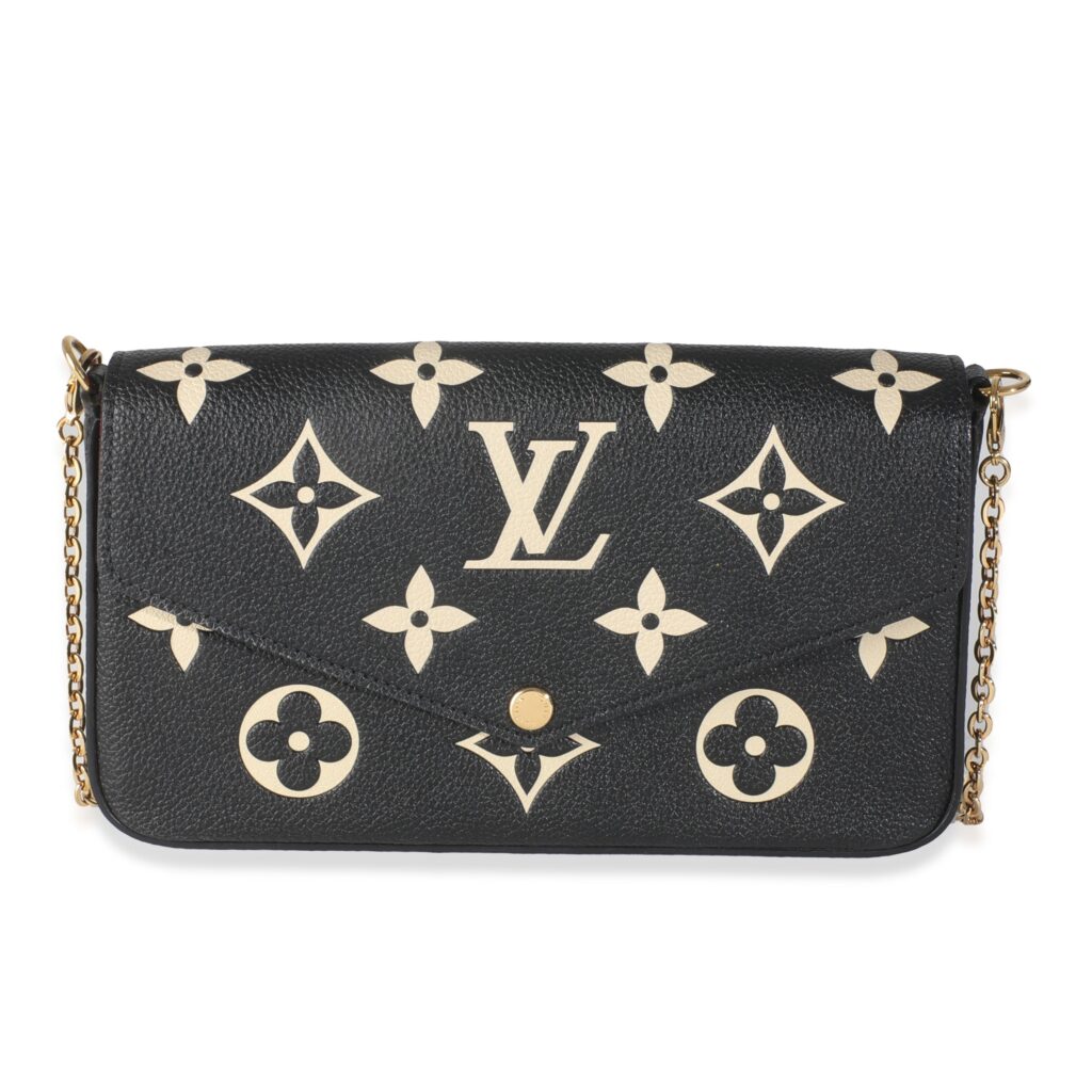 Louis Vuitton Black Beige Empreinte Monogram Giant Felicie Pochette - Product Image 2