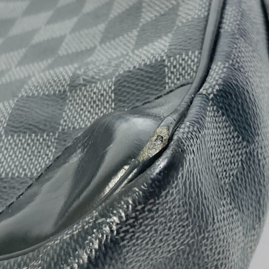 LOUIS VUITTON Business bag Damier Grafitto Canvas black Damier Grafitte Porto documan Voyage PDV mens | Studio Nafay